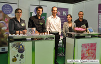 Stand shared by the CIHEF (left) and the FEPG (right)